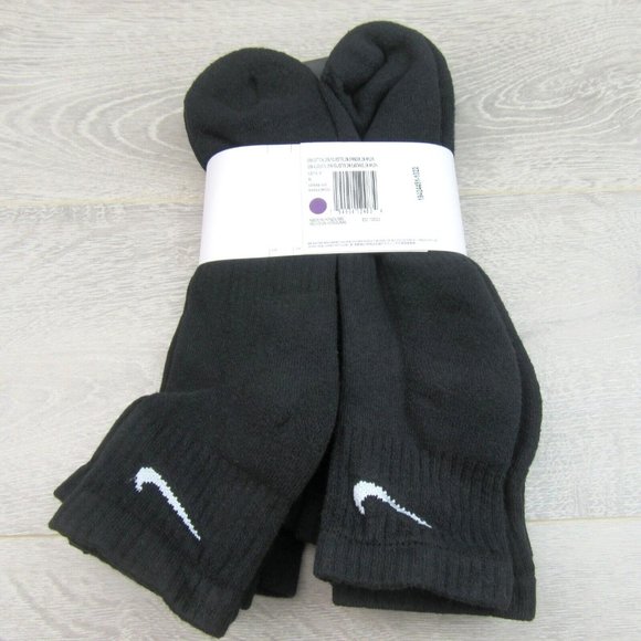 Nike Everyday Cushion Ankle Socks 6 Pack Mens Size XL 12-15 Black NEW - Picture 7 of 8